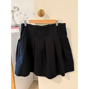 GAP Black Pleated Mini Skirt Classic Preppy Y2K Schoolgirl Skirt Size 12 🖤
